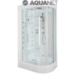 Душевая кабина Aquanet Hawaii 122×76 R, без пара, с гидромассажем, стекло прозрачное