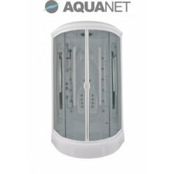 Душевая кабина Aquanet Taiti 110×110 с паром и гидромассажем, стекло тонированное