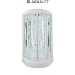 Душевая кабина Aquanet Taiti 110×110 без пара с гидромассажем, стекло матовое