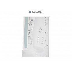 Душевая кабина Aquanet Taiti 110×110 с паром и гидромассажем, стекло тонированное