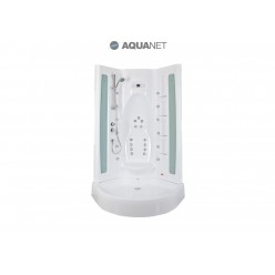 Душевая кабина Aquanet Taiti 110×110 без пара с гидромассажем, стекло матовое