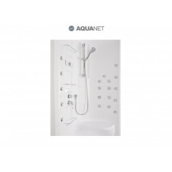 Душевая кабина Aquanet Malibu 86х86, с гидромассажем, стекло прозрачное