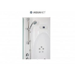 Душевая кабина Aquanet Taiti 110×110 без пара с гидромассажем, стекло прозрачное