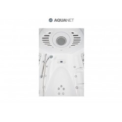 Душевая кабина Aquanet Taiti 110×110 без пара с гидромассажем, стекло прозрачное