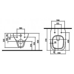 Комплект Унитаз подвесной IFO Sjoss Rimfree RP313200600 без внутреннего ободка + Инсталляция Geberit 458.124.21.1 3 + шумоизоляция в подарок