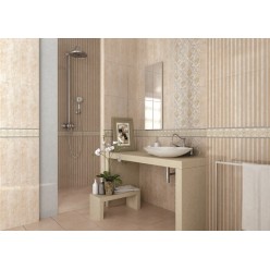 Arezzo Бордюр beige Alba 20,1х6,2