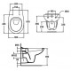 Унитаз подвесной Ideal Standard Oceane W707301