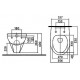 Унитаз подвесной IFO Orsa 413100600