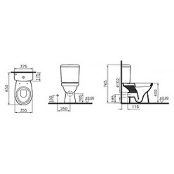 Унитаз-компакт VitrA Normus Facelift 9705B003-7200