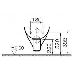 Унитаз подвесной VitrA S20 5505B003-0101 укороченный