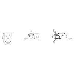 Унитаз подвесной VitrA S20 5507B003-0101