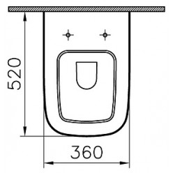 Унитаз подвесной VitrA S20 5507B003-6066