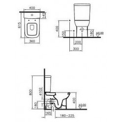 Унитаз-компакт VitrA S20 9800B003-7204