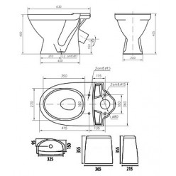 Унитаз-компакт IFO Frisk RS021031000