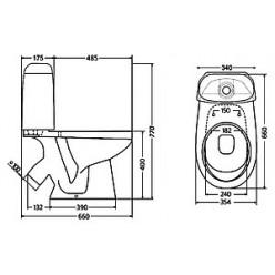 Унитаз-компакт Santek Бореаль WH302142