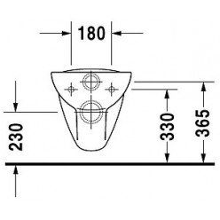 Унитаз подвесной Duravit D-Code 25350900002