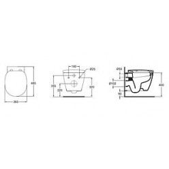 Унитаз подвесной Ideal Standard Connect E804601