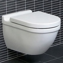 Унитаз подвесной Duravit Starck 3 22250900001-WG антигрязевое покрытие