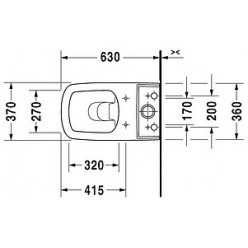 Унитаз-компакт Duravit DuraStyle 215509