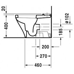 Унитаз-компакт Duravit DuraStyle 215509