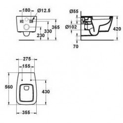 Унитаз подвесной Ideal Standard Ventuno T316501