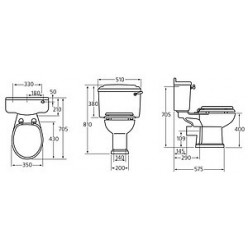 Унитаз-компакт Ideal Standard Reflections E474001