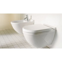 Унитаз подвесной Duravit Starck 3 22250900001-WG антигрязевое покрытие