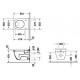 Унитаз подвесной Duravit Starck 3 2201090000