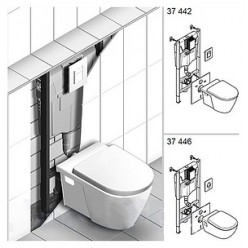 Комплект Grohe Solido 37452000 подвесной унитаз + инсталляция + кнопка