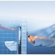 Комплект Унитаз подвесной Gustavsberg Hygienic Flush WWC 5G84HR01 + Инсталляция Grohe Rapid SL 38721001 + кнопка смыва хром