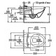 Комплект Унитаз подвесной Jacob Delafon Presquile E4440 + Система инсталляции для унитазов Grohe Rapid SL 38750001 4 в 1 с кнопкой смыва