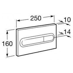 Комплект Система инсталляции для унитазов Roca DUPLO WC 89009000K + Кнопка смыва Roca PL1 Dual хром + Крышка-сиденье Laufen Pro 9695.1.300.000.1 с ми