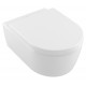 Унитаз подвесной Villeroy & Boch Avento 5656 HRR1 alpin с микролифтом