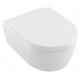 Унитаз подвесной Villeroy & Boch Avento 5656 HRR1 alpin с микролифтом