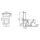 Унитаз-компакт VitrA D-Light 9014B003-7207 с микролифтом