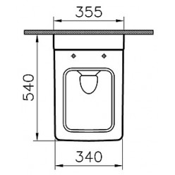 Унитаз подвесной VitrA T4 4464B003