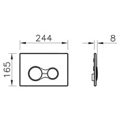 Комплект VitrA Zentrum 9012B003-7206 4 в 1 с микролифтом