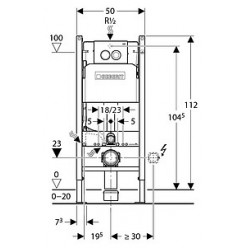 Комплект Унитаз подвесной Jacob Delafon Presquile E4440 + Инсталляция Geberit Duofix Delta 458.124.21.1 3 в 1 с кнопкой смыва + шумоизоляция