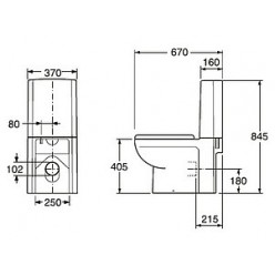 Унитаз-компакт Gustavsberg ARTic 4310