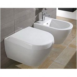 Унитаз подвесной Villeroy & Boch Subway 6604 1001 укороченный, alpin