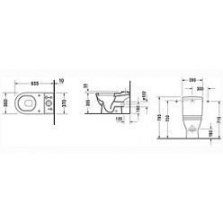 Унитаз-компакт Duravit Starck 3 0126090000