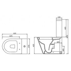 Унитаз-компакт BelBagno Flay