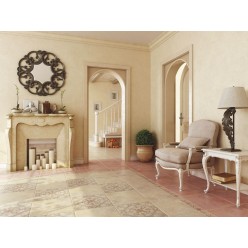 Old Stone Aged Brown (коричневый) G-183/S/d01 (GT-183/d01) панно 40x40 глазурованный