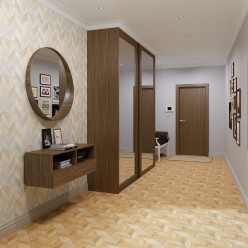 Parquet art G-502/S/400x400x9/S1 структ. бежево-серый