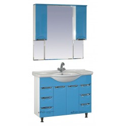 Мебель для ванной Misty Жасмин 105 голубая