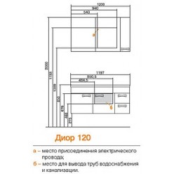 Мебель для ванной Акватон Диор 120 белая