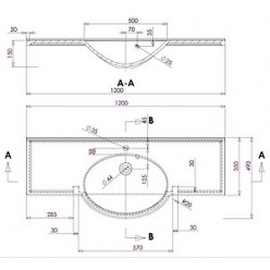 Мебель для ванной Aquanet Лайн 120