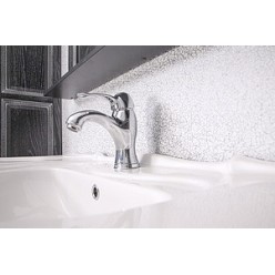 Мебель для ванной Акватон Жерона 105 черное серебро