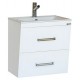 Мебель для ванной Misty Онтарио 60 конус 2 ящика, white