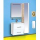 Мебель для ванной Misty Онтарио 60 конус 2 ящика, white